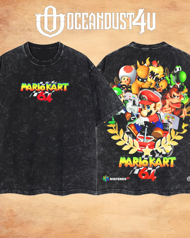 Video Games 'Rainbow Road 64' T-Shirt & Hoodie