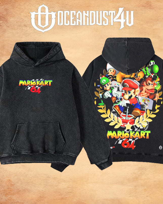 Video Games 'Rainbow Road 64' T-Shirt & Hoodie
