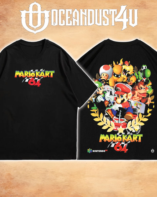 Video Games 'Rainbow Road 64' T-Shirt & Hoodie