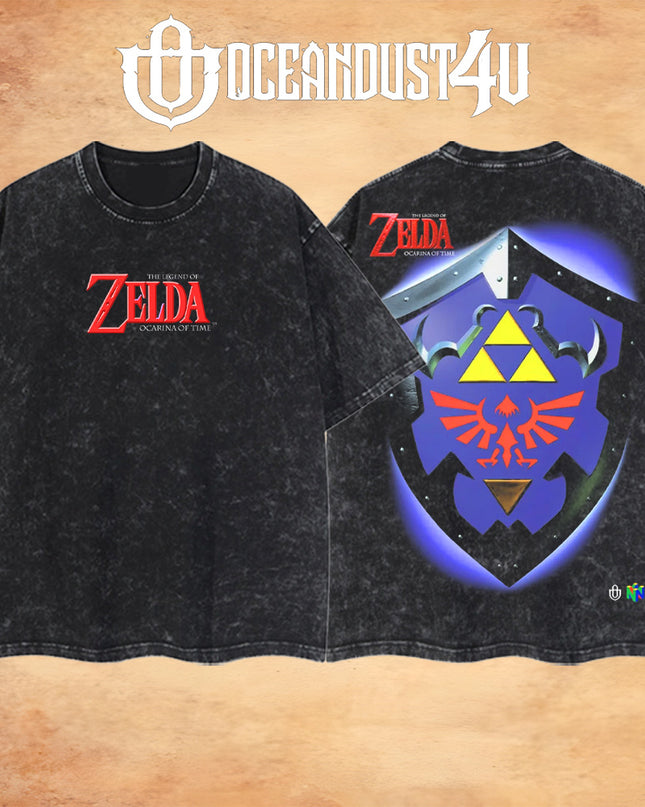 Video Games 'TLOZ Ocarina of Time - Hylian Shield' T-Shirt & Hoodie