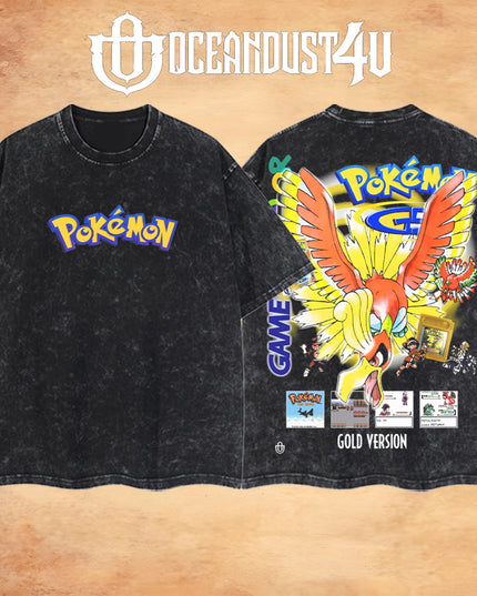 Video Games 'Pkmn Gold Version' T-Shirt & Hoodie