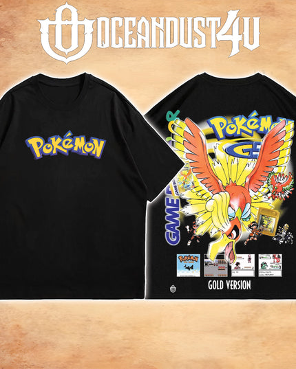 Video Games 'Pkmn Gold Version' T-Shirt & Hoodie