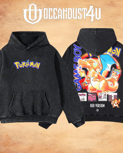 Video Games 'Pkmn Red Version' T-Shirt & Hoodie
