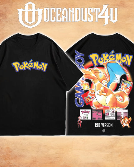 Video Games 'Pkmn Red Version' T-Shirt & Hoodie