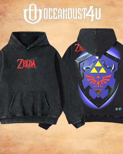 Video Games 'TLOZ Ocarina of Time - Hylian Shield' T-Shirt & Hoodie