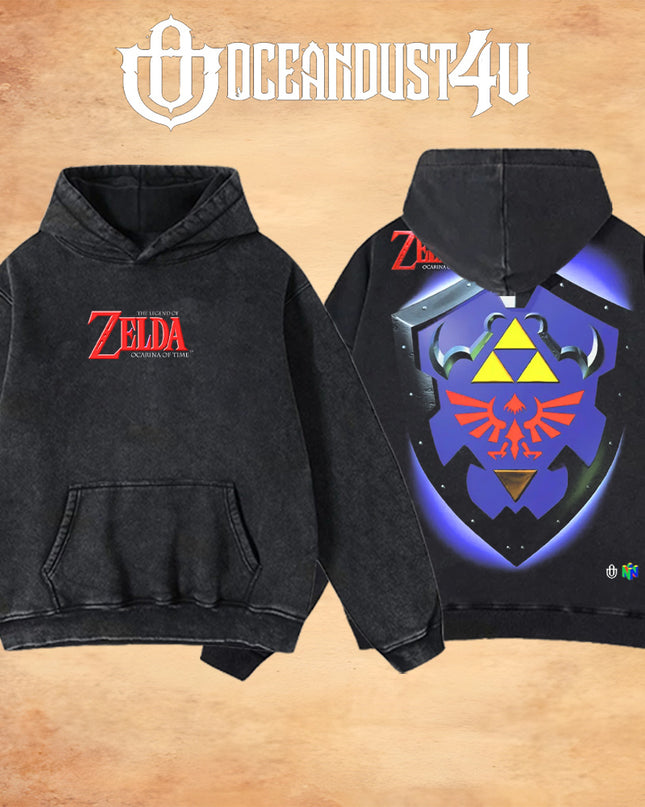 Video Games 'TLOZ Ocarina of Time - Hylian Shield' T-Shirt & Hoodie